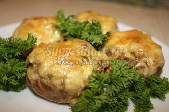 грибы с сыром: подробные рецепты с фото. 