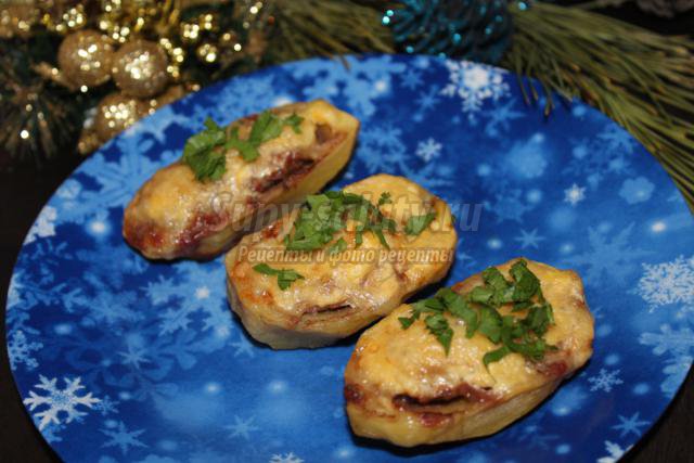 Картофельные лодочки с фаршем, пошаговый рецепт на ккал, фото, ингредиенты - michsenkoea