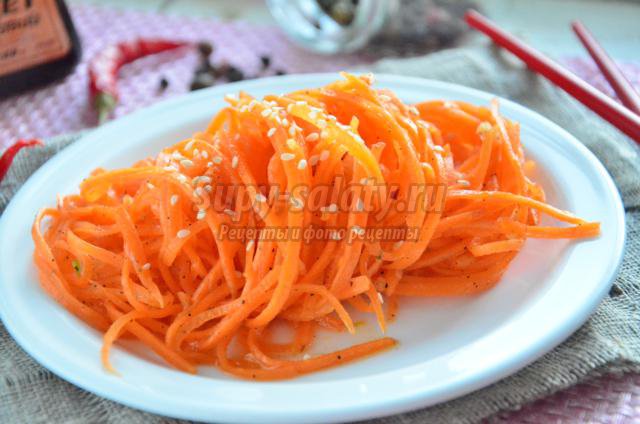 вкусная морковь по-корейски