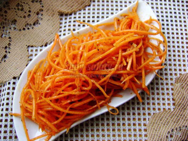 морковь по корейски в домашних условиях