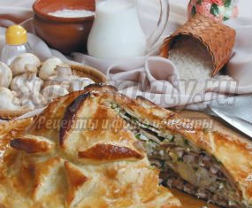 Пирог с мясом и картошкой: вкусные рецепты с фото
