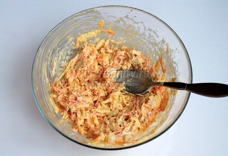 рецепт салата с курицей и корейской морковью