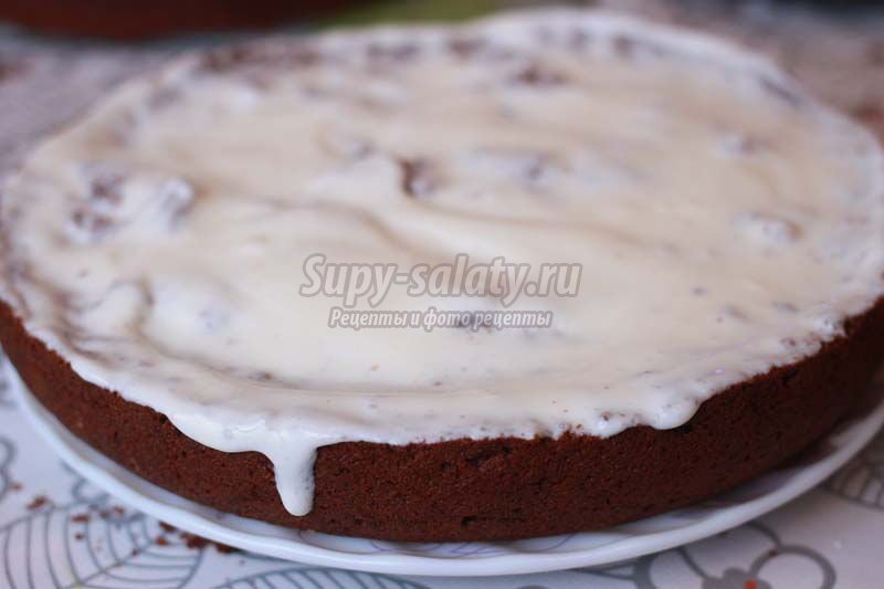 торт шоколад на кипятке рецепт с фото