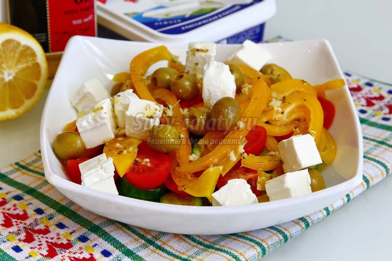 греческий салат рецепт классический
