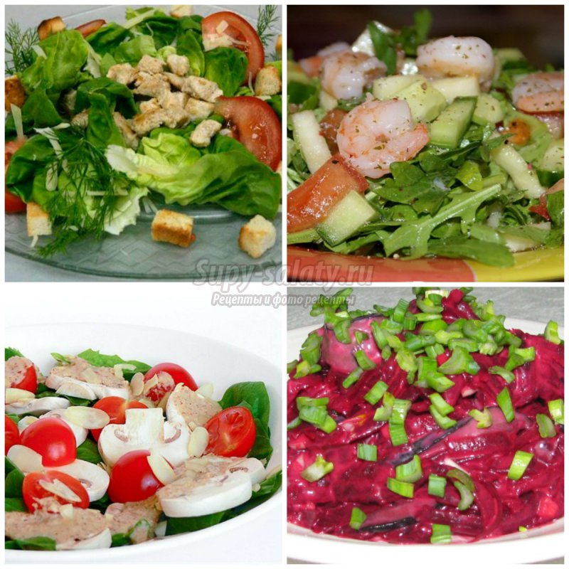 Постные салаты с фото: рецепты простые и вкусные