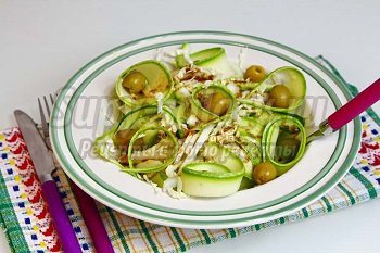 постный салат из капусты