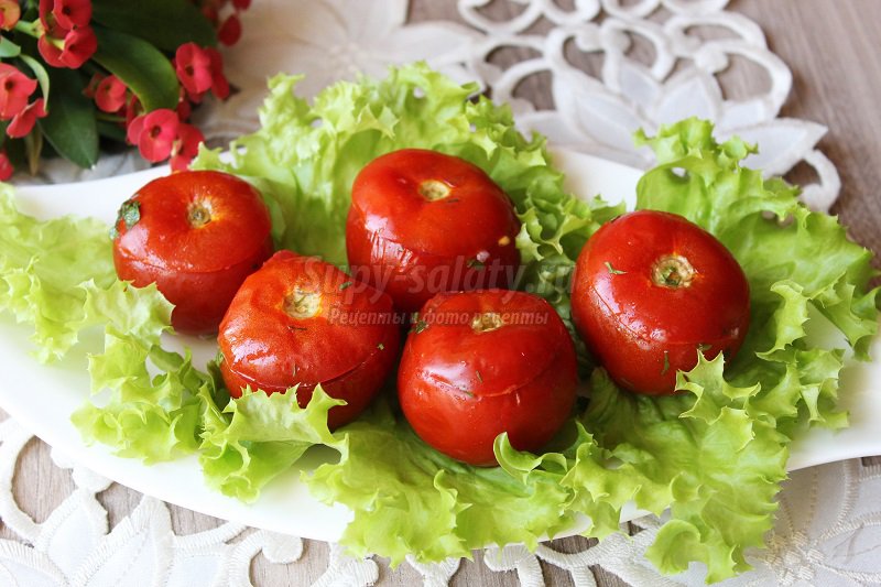 малосольные помидоры рецепт