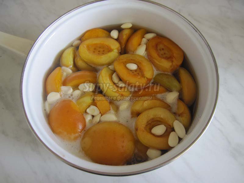 абрикосовое варенье с ядрышками рецепт