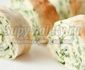 Рулетики с сыром: подробный рецепты с фото