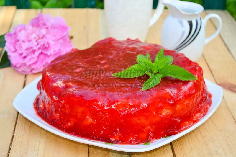 клубничный торт в мультиварке рецепты с фото