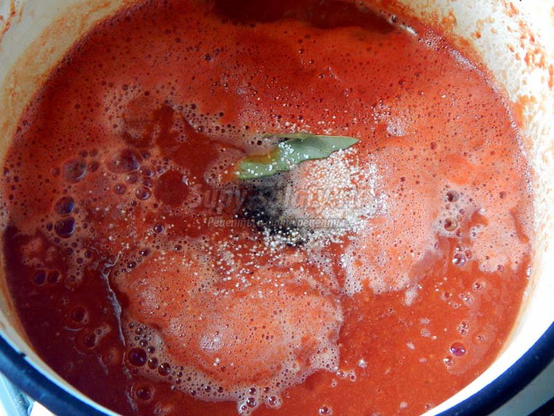 томатный сок на зиму в домашних условиях