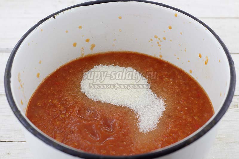 томатный соус со сливой на зиму