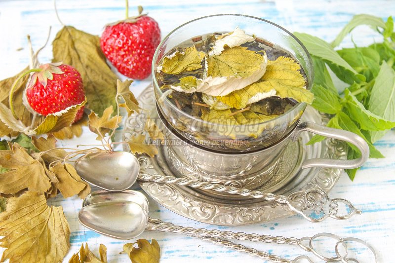 чай сушеных листьев