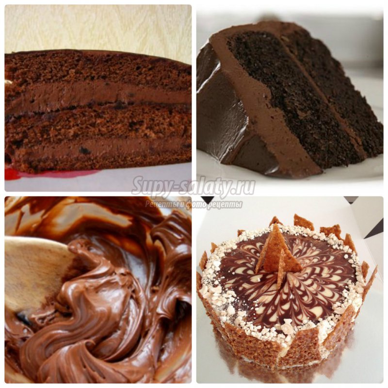 шоколадный крем для торта: золотые рецепты с фото