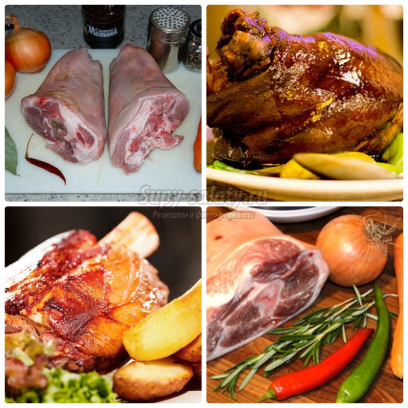 Как приготовить рульку свиную в духовке: лучшие рецепты с фото