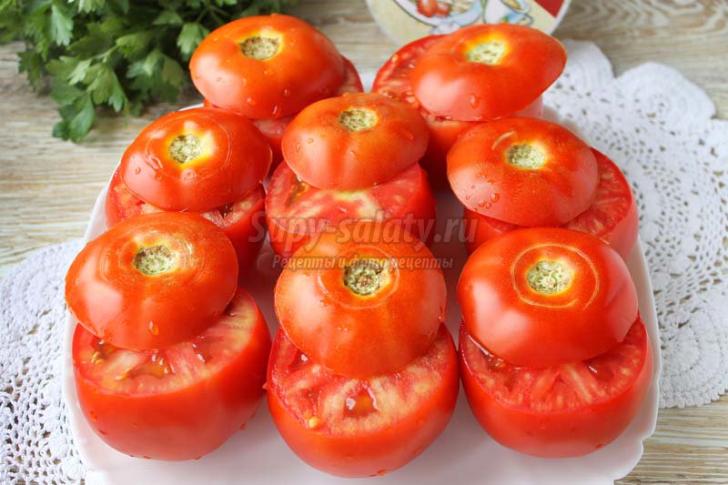 помидоры фаршированные творогом