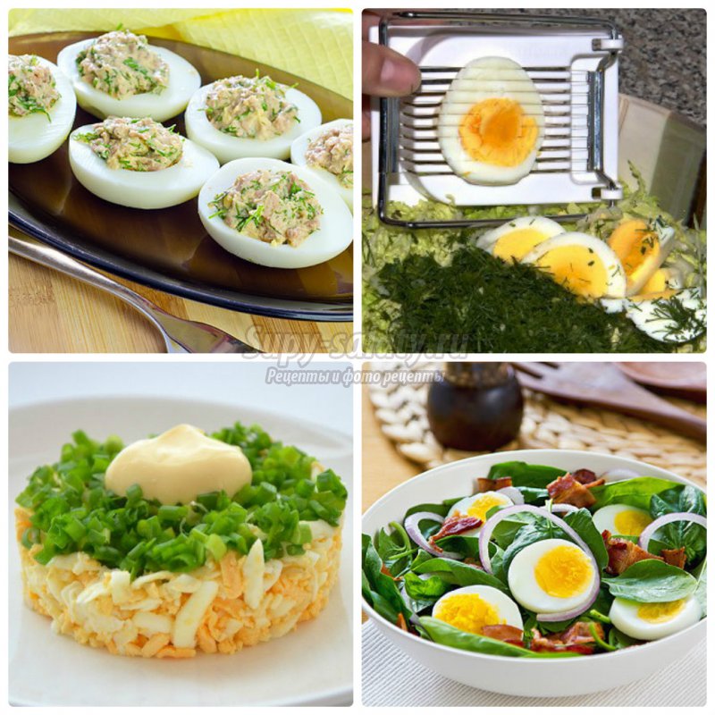 Салат с луком и яйцом. Вкусные весенние варианты