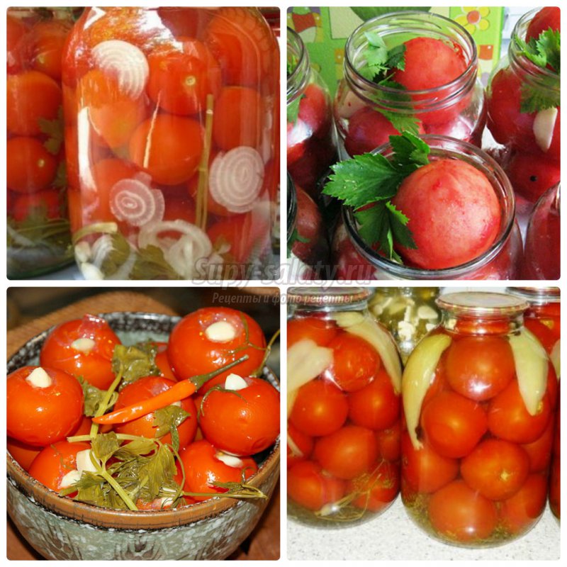 маринованные сладкие помидоры на зиму в банках: пошаговые рецепты с фото.