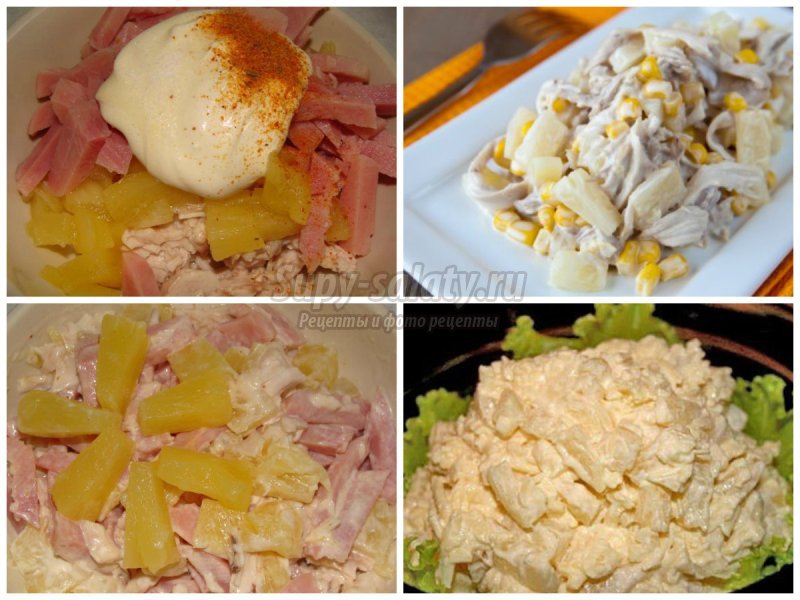 Салат с копченой грудкой: вкусные рецепты с фото