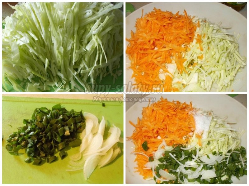 Салат: капуста с морковью и уксусом. Пошаговые рецепты с фото