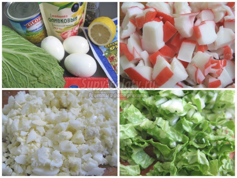 Салат с крабовыми палочками и кукурузой: золотые рецепты с фото