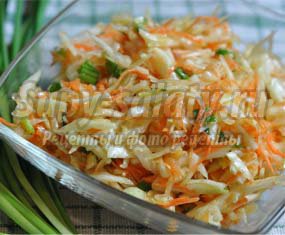 Салат из свежей капусты и моркови: золотые рецепты с фото
