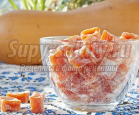 Цукаты из тыквы в домашних условиях: рецепты с фото пошагово